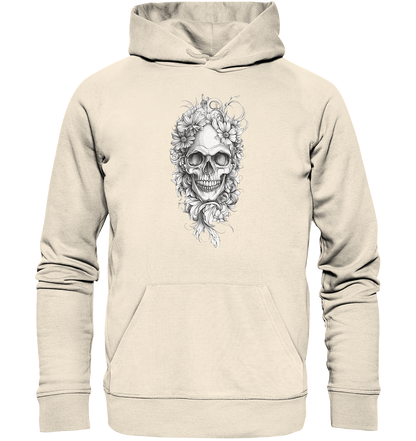 Totenkopfs Blüte  - Organic Hoodie