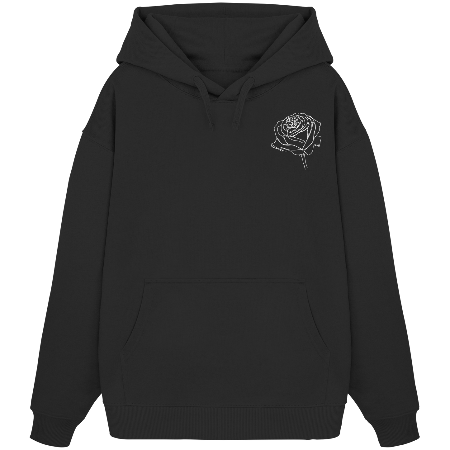 Rosen look Dunkel - Organic Oversize Hoodie