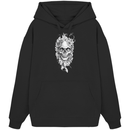 Totenkopfs Blüte  - Organic Oversize Hoodie