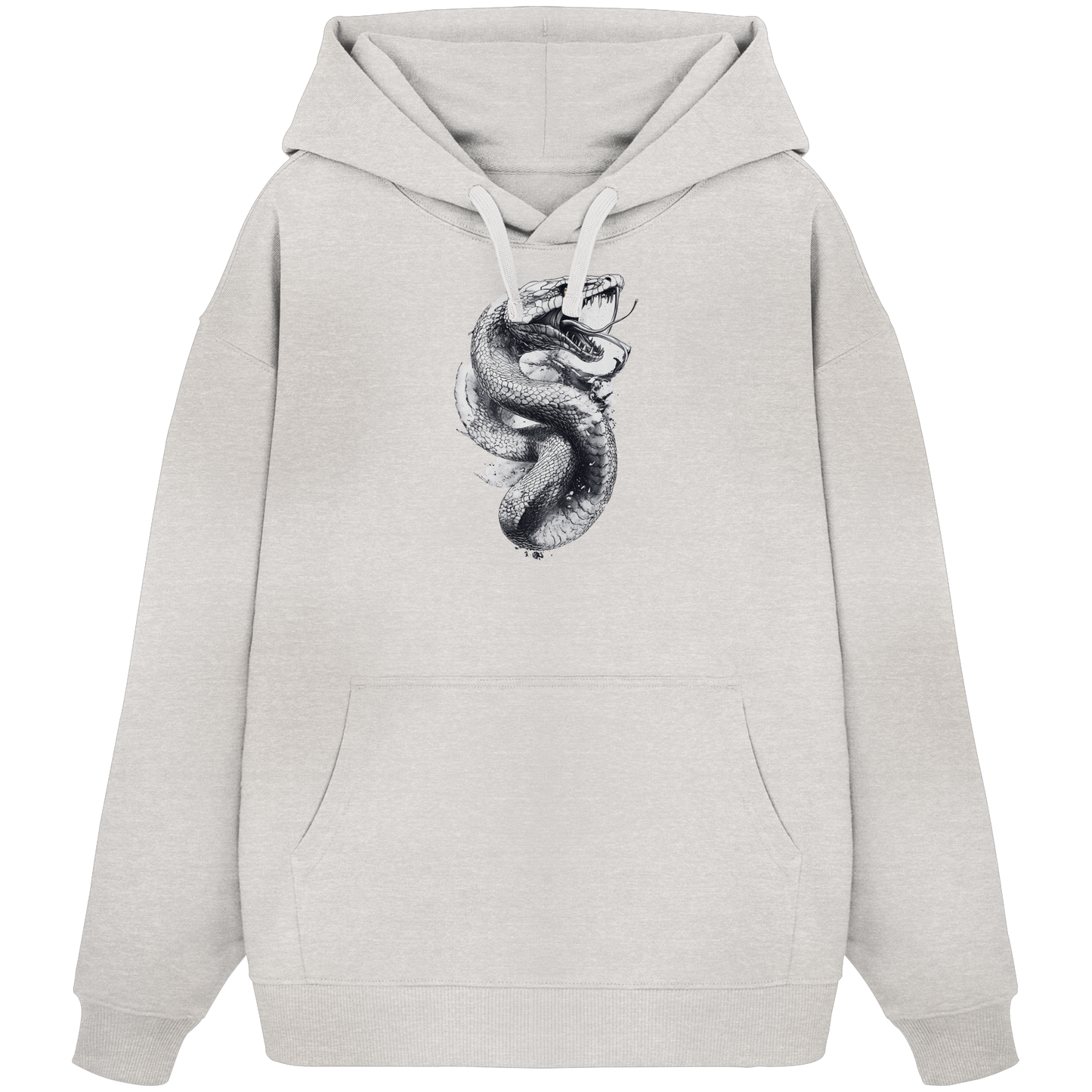 Schlangenkönigin  - Organic Oversize Hoodie