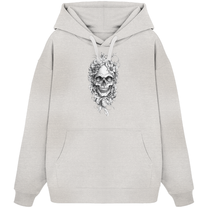 Totenkopfs Blüte  - Organic Oversize Hoodie