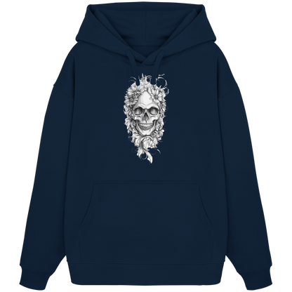 Totenkopfs Blüte  - Organic Oversize Hoodie