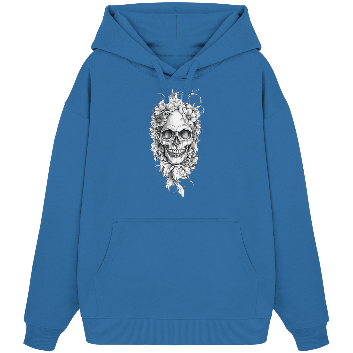 Totenkopfs Blüte  - Organic Oversize Hoodie