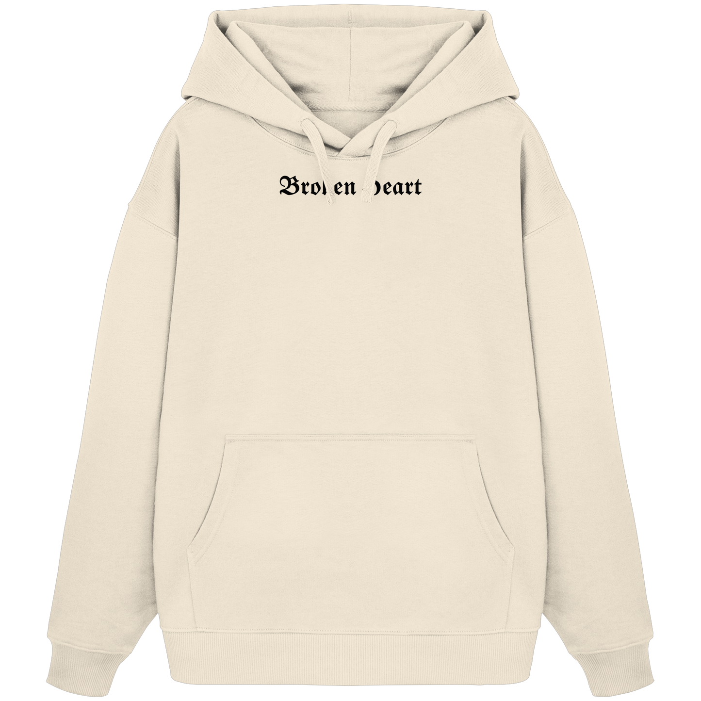 Broken heart 2 - Organic Oversize Hoodie