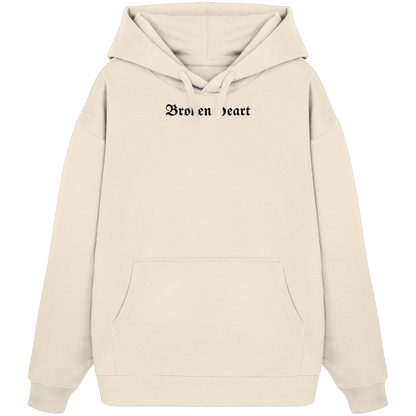 Broken heart 2 - Organic Oversize Hoodie