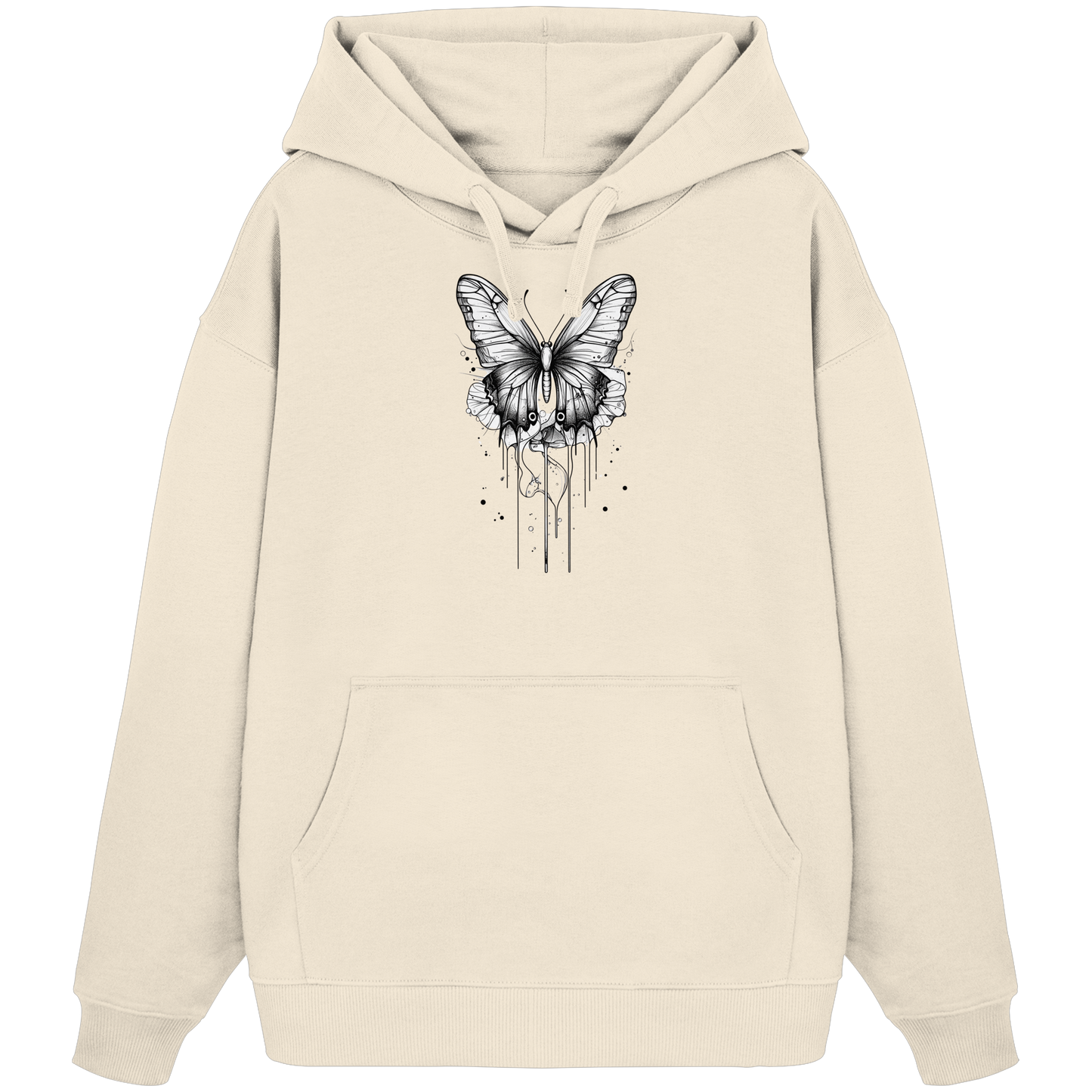 Schmetterlings träume  - Organic Oversize Hoodie