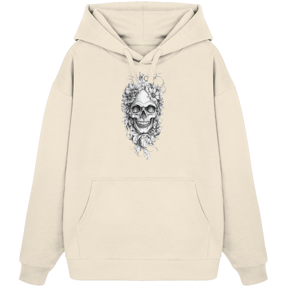Totenkopfs Blüte  - Organic Oversize Hoodie