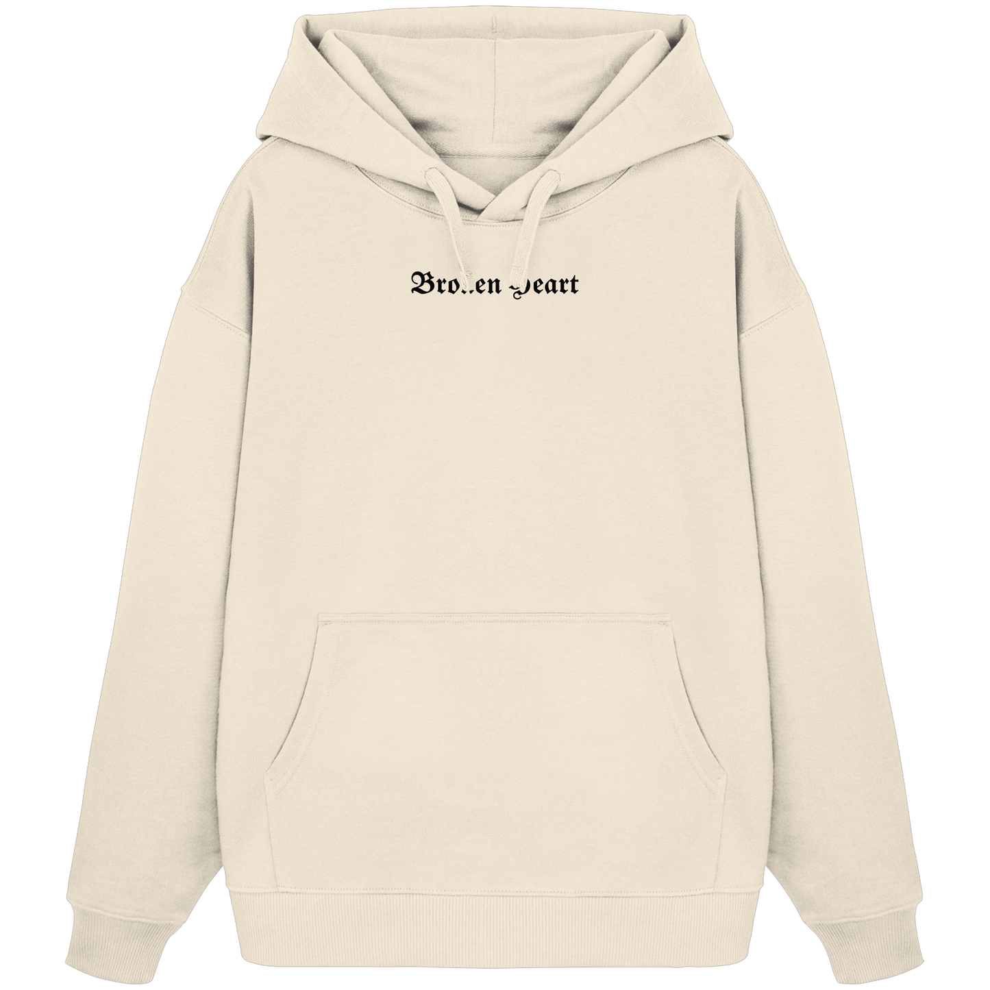 Broken Heart - Organic Oversize Hoodie
