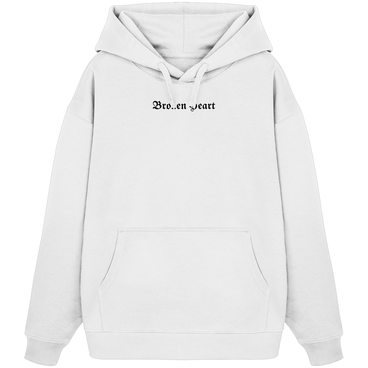 Broken Heart - Organic Oversize Hoodie