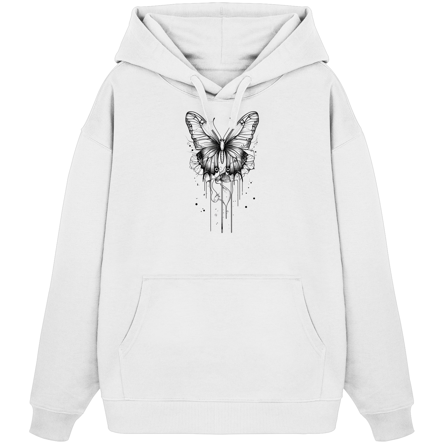 Schmetterlings träume  - Organic Oversize Hoodie