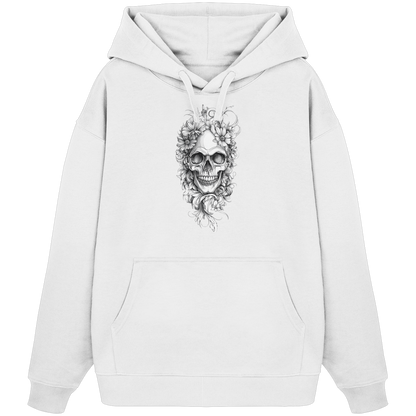 Totenkopfs Blüte  - Organic Oversize Hoodie