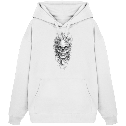Totenkopfs Blüte  - Organic Oversize Hoodie