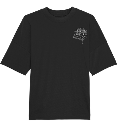 Rosen look Dunkel - Organic Oversize Shirt