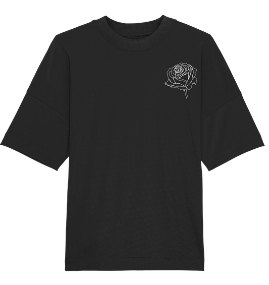 Rosen look Dunkel - Organic Oversize Shirt