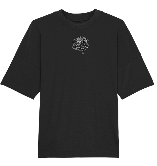 Rosen look dunkel mittig - Organic Oversize Shirt