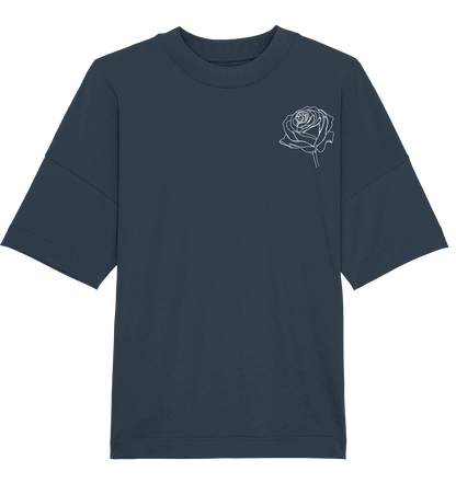 Rosen look Dunkel - Organic Oversize Shirt
