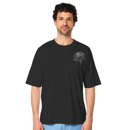Rosen look Dunkel - Organic Oversize Shirt