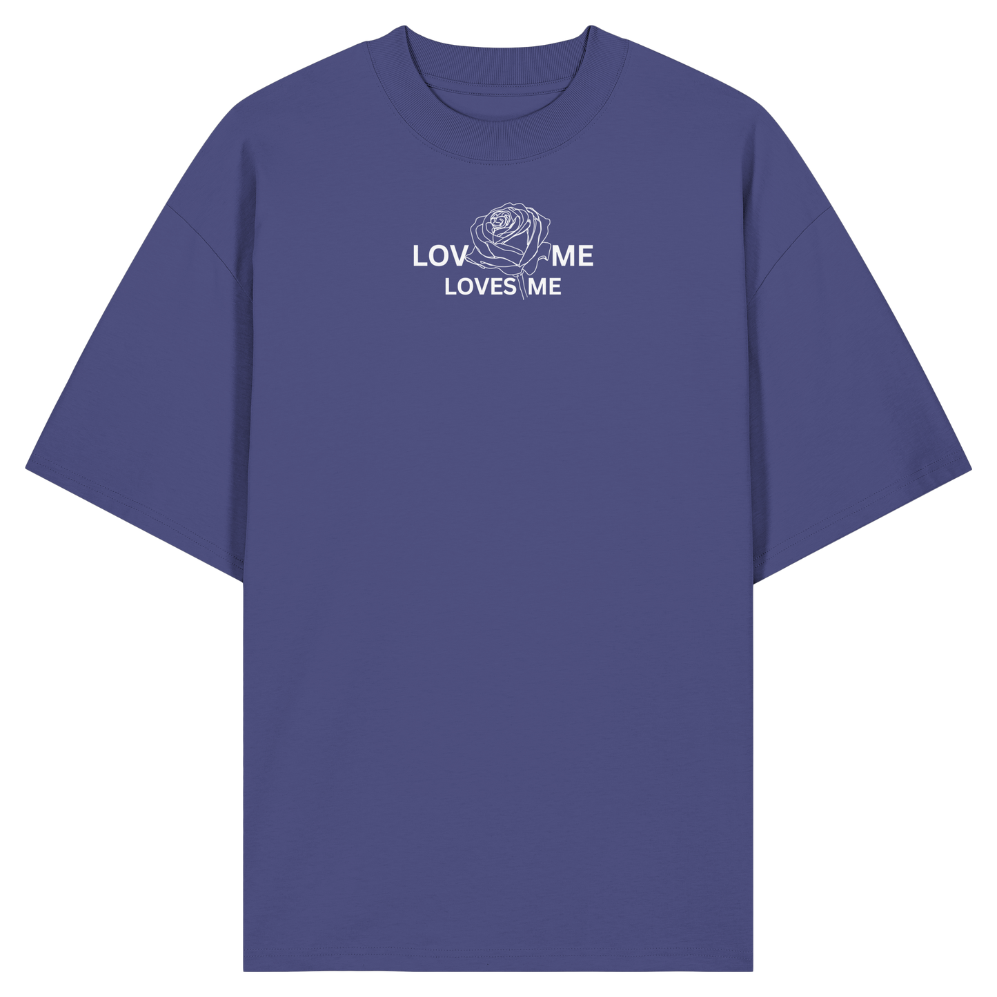 LOVES ME (Schwarz) - Organic Oversize Shirt