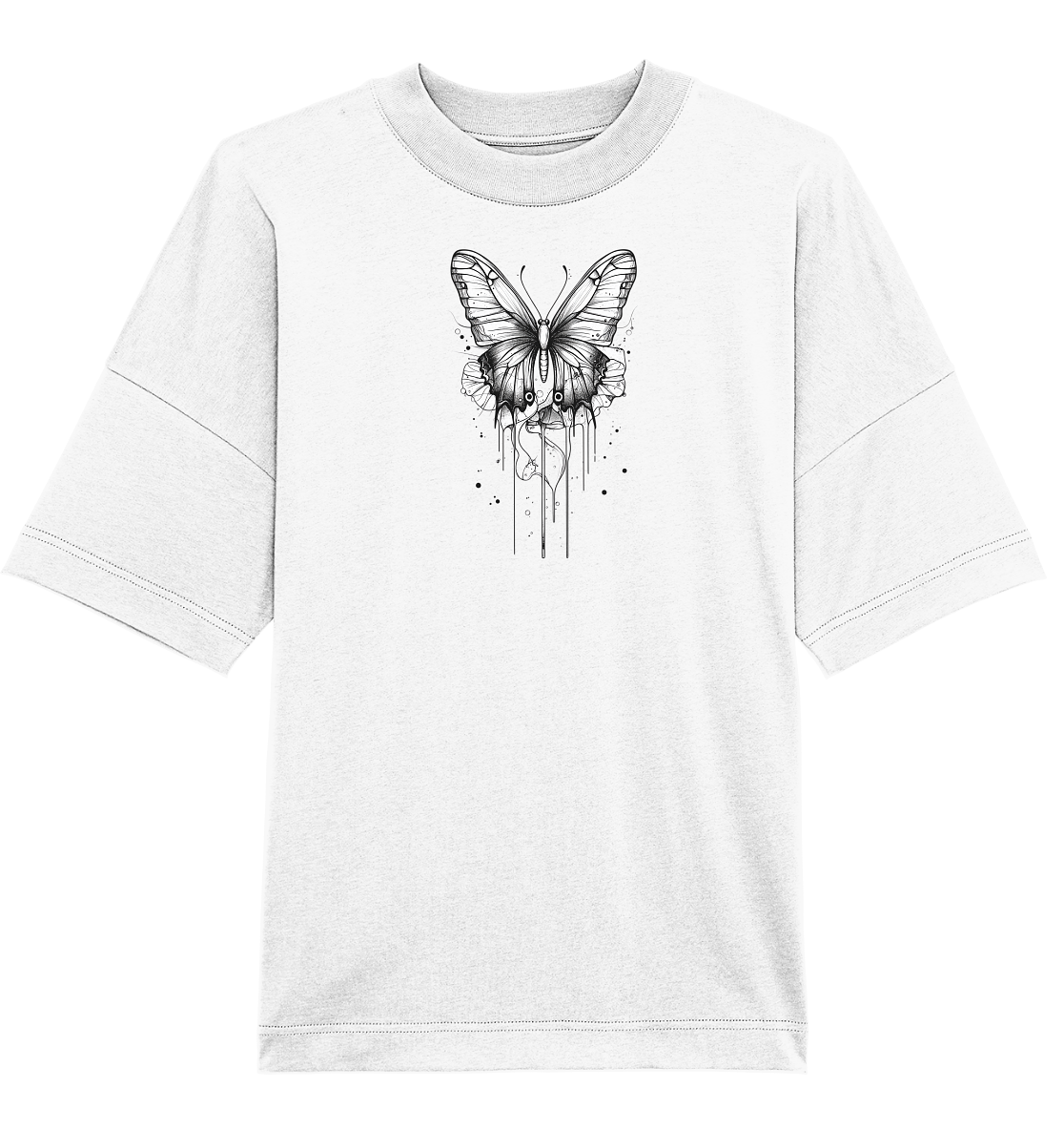 Schmetterlings träume  - Organic Oversize Shirt