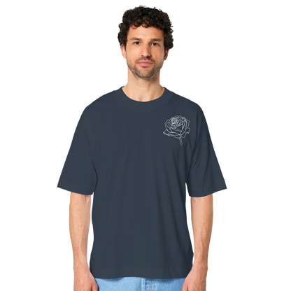Rosen look Dunkel - Organic Oversize Shirt
