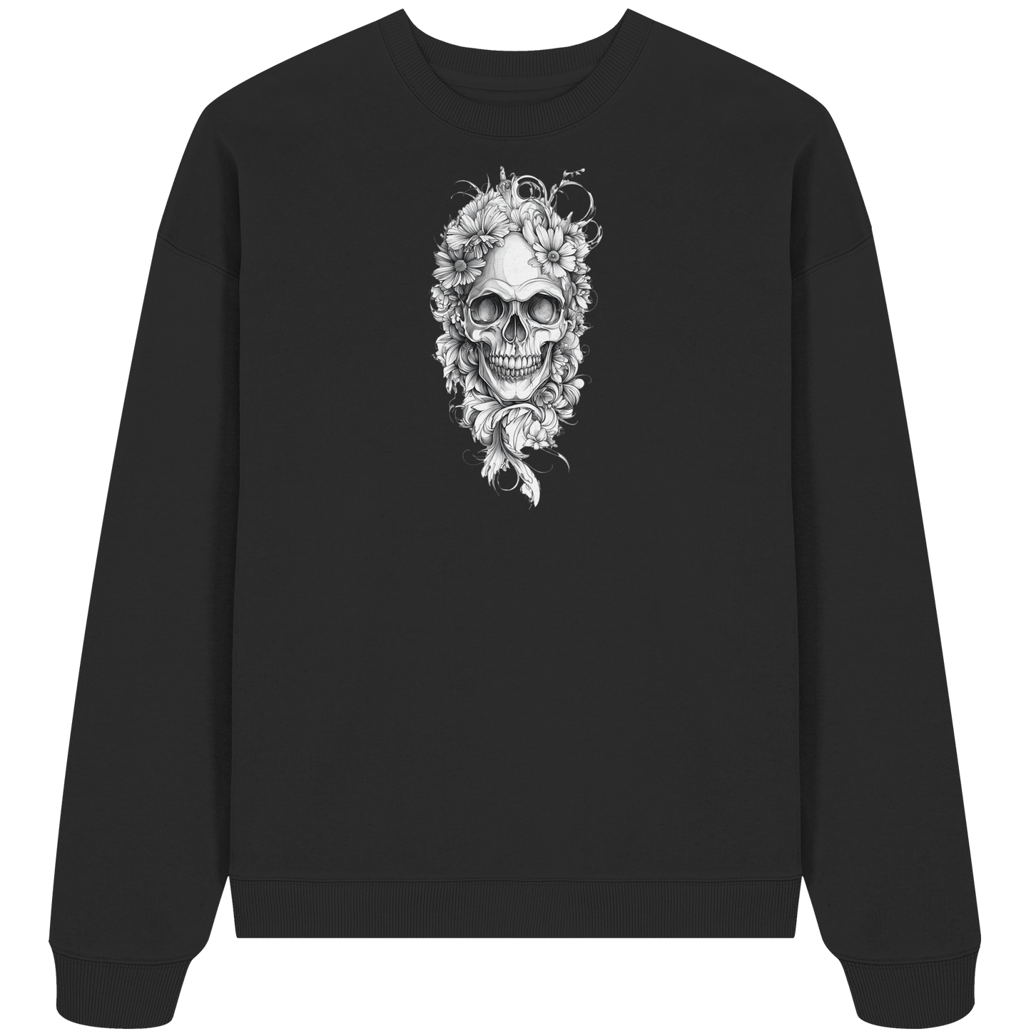 Totenkopfs Blüte  - Organic Oversize Sweatshirt