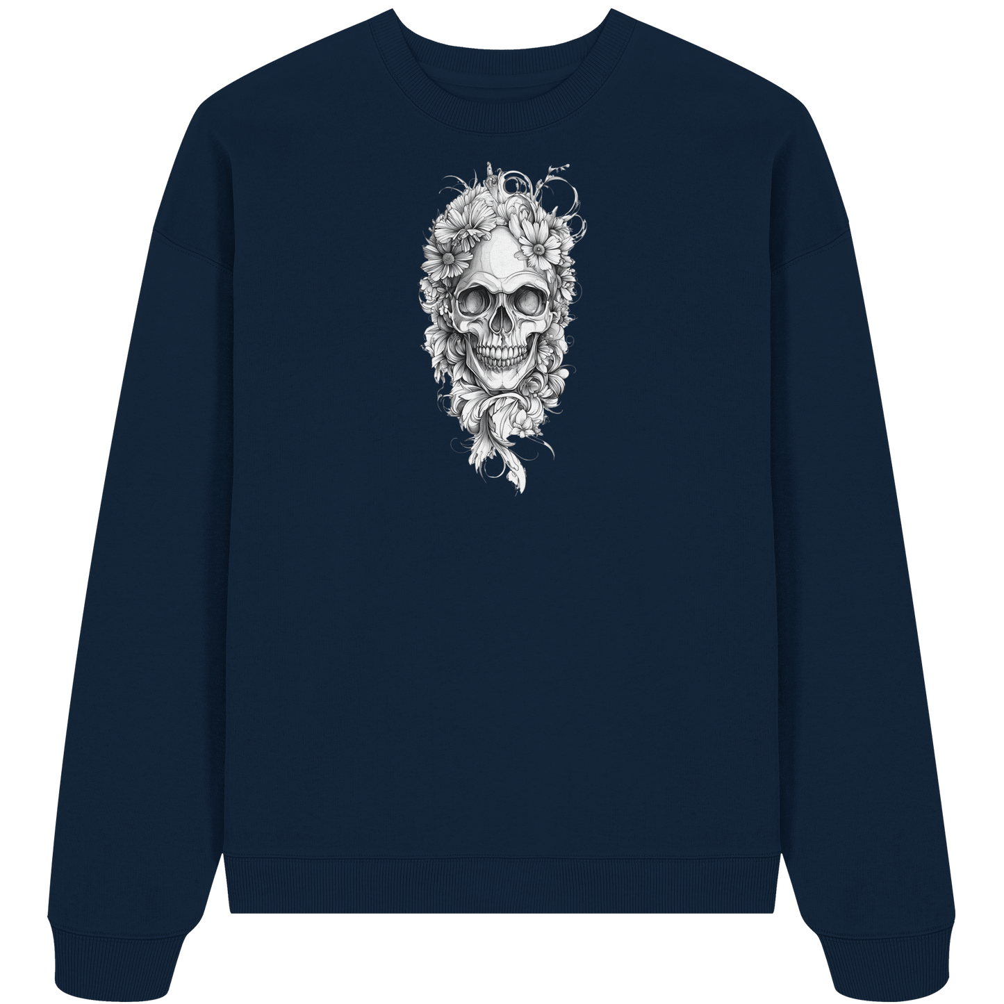 Totenkopfs Blüte  - Organic Oversize Sweatshirt
