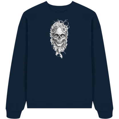 Totenkopfs Blüte  - Organic Oversize Sweatshirt
