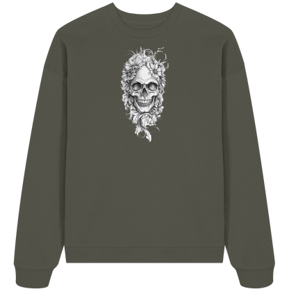 Totenkopfs Blüte  - Organic Oversize Sweatshirt