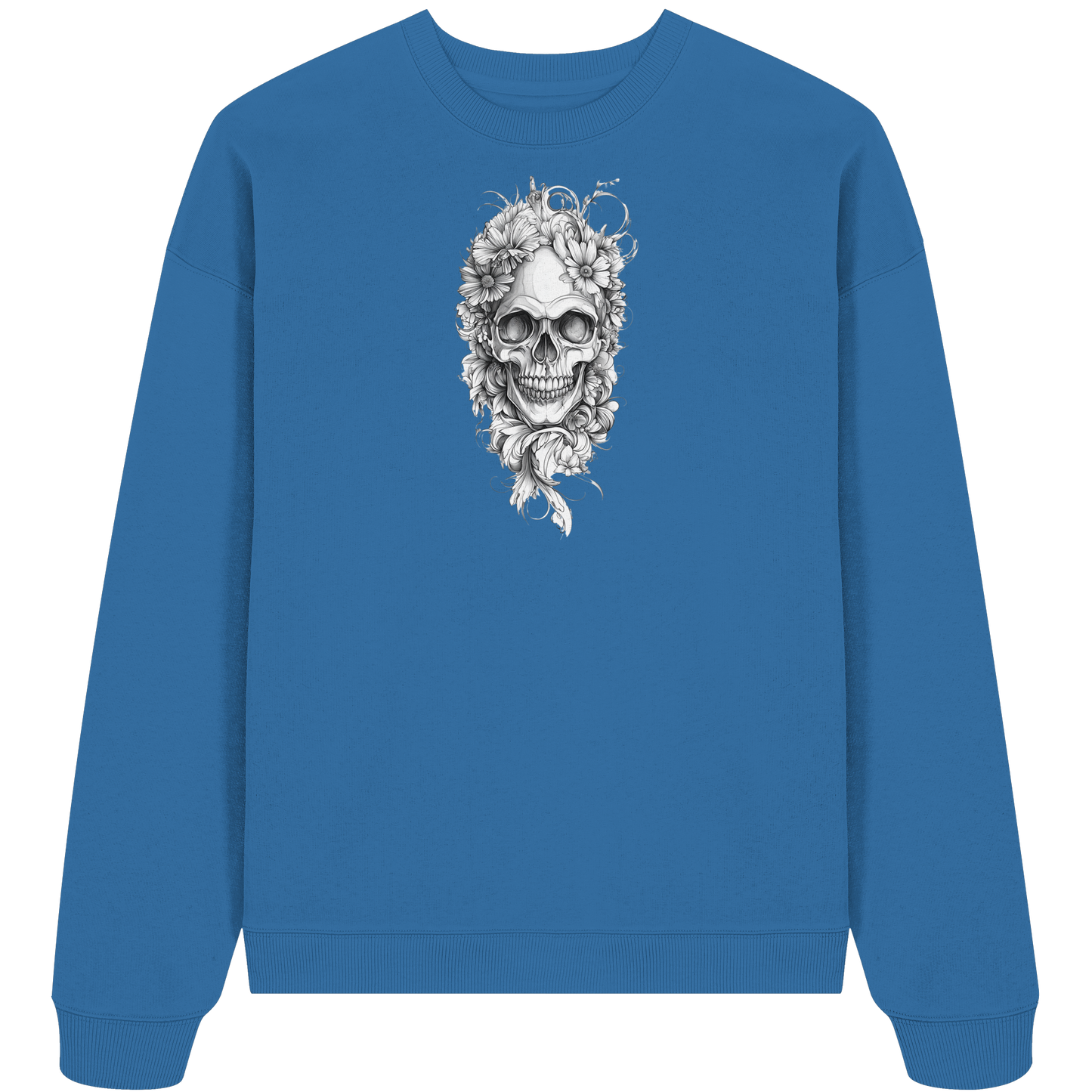 Totenkopfs Blüte  - Organic Oversize Sweatshirt