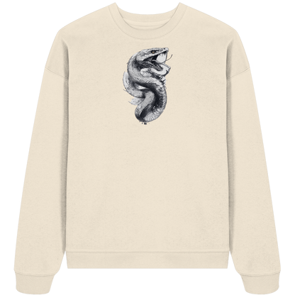 Schlangenkönigin  - Organic Oversize Sweatshirt
