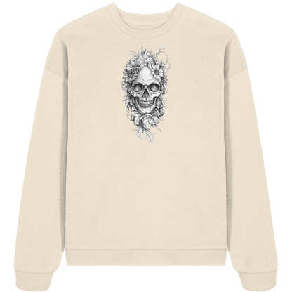 Totenkopfs Blüte  - Organic Oversize Sweatshirt