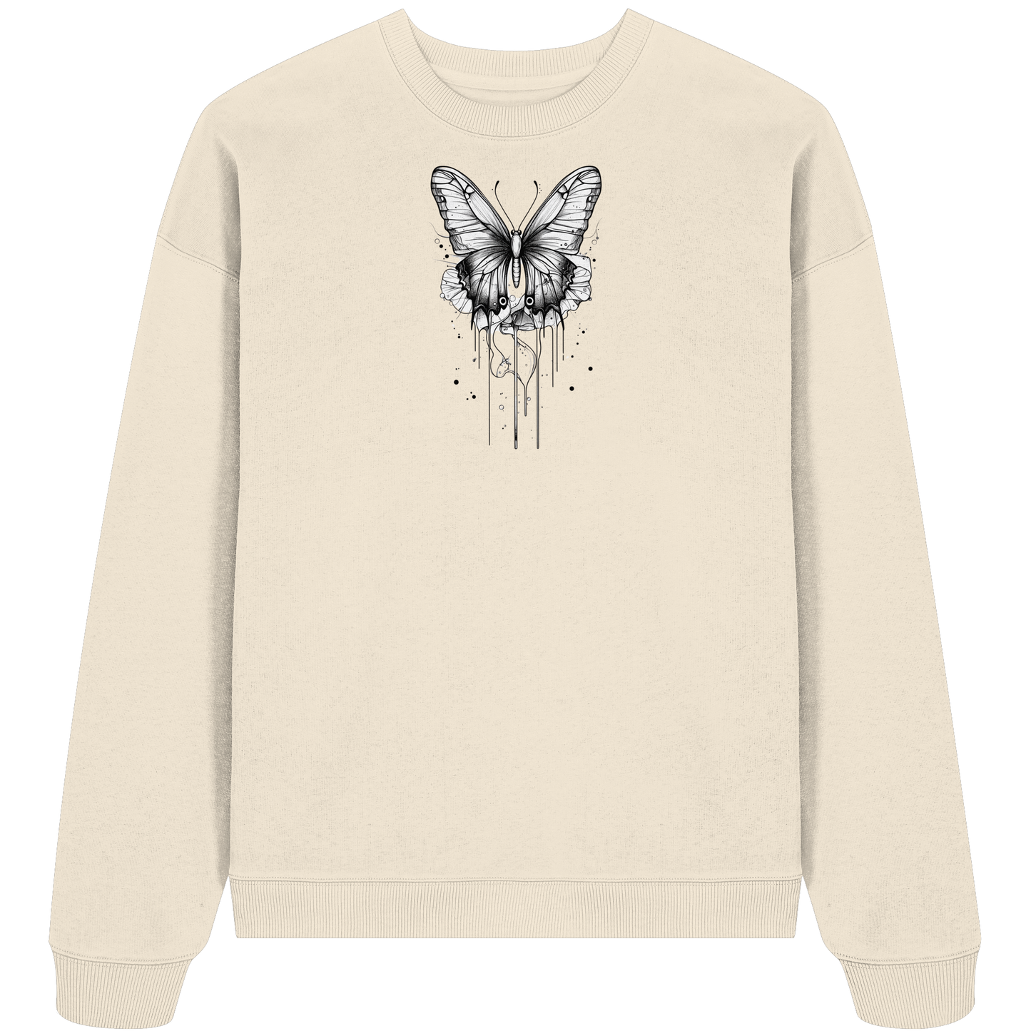 Schmetterlings träume  - Organic Oversize Sweatshirt