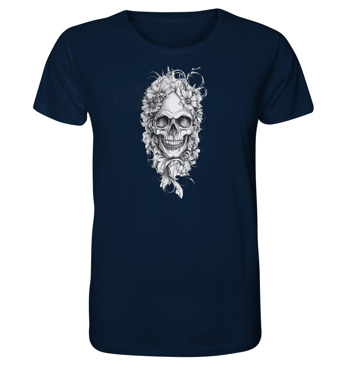 Totenkopfs Blüte  - Organic Shirt