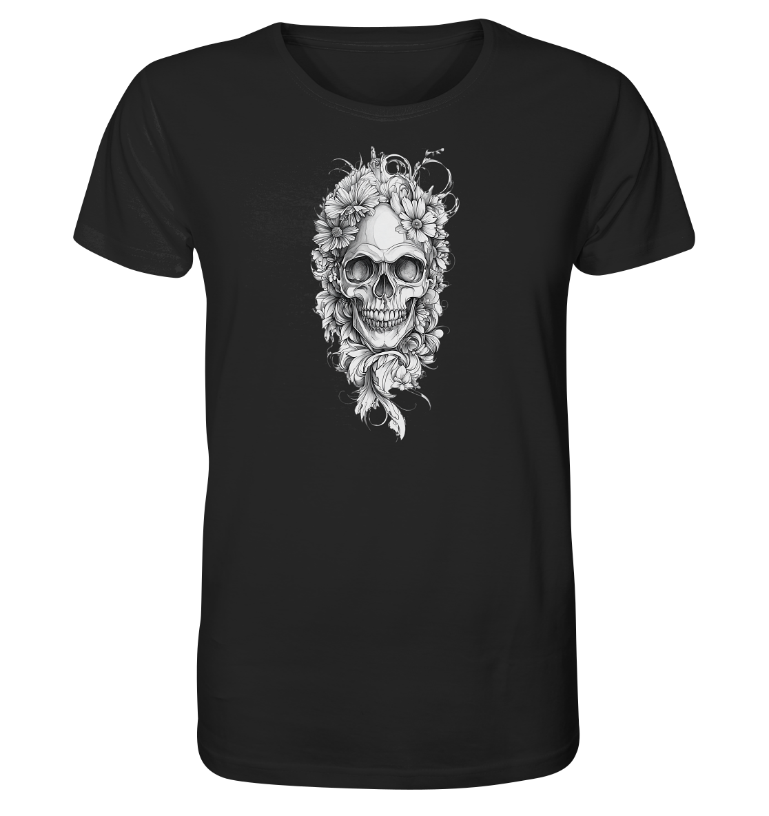 Totenkopfs Blüte  - Organic Shirt