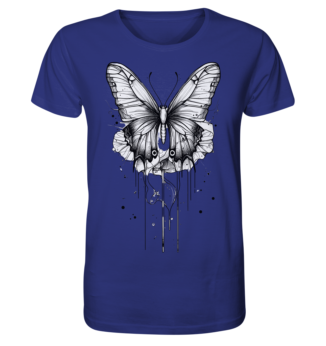 Schmetterlings Träume (nur Vorderseite Druck) - Organic Shirt