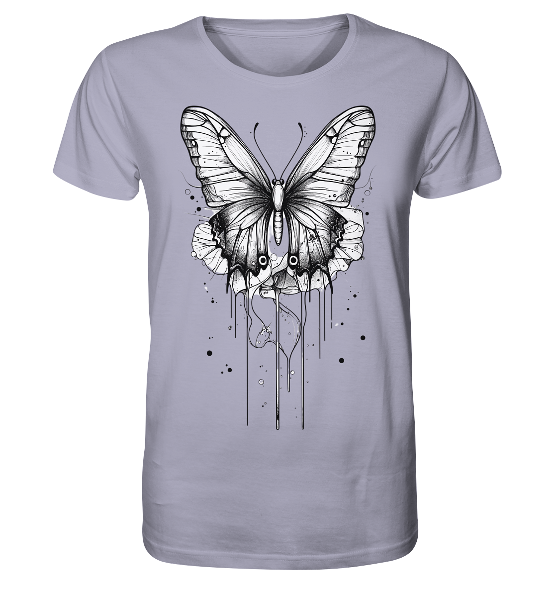 Schmetterlings Träume (nur Vorderseite Druck) - Organic Shirt