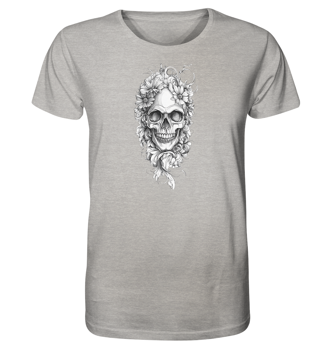 Totenkopfs Blüte  - Organic Shirt