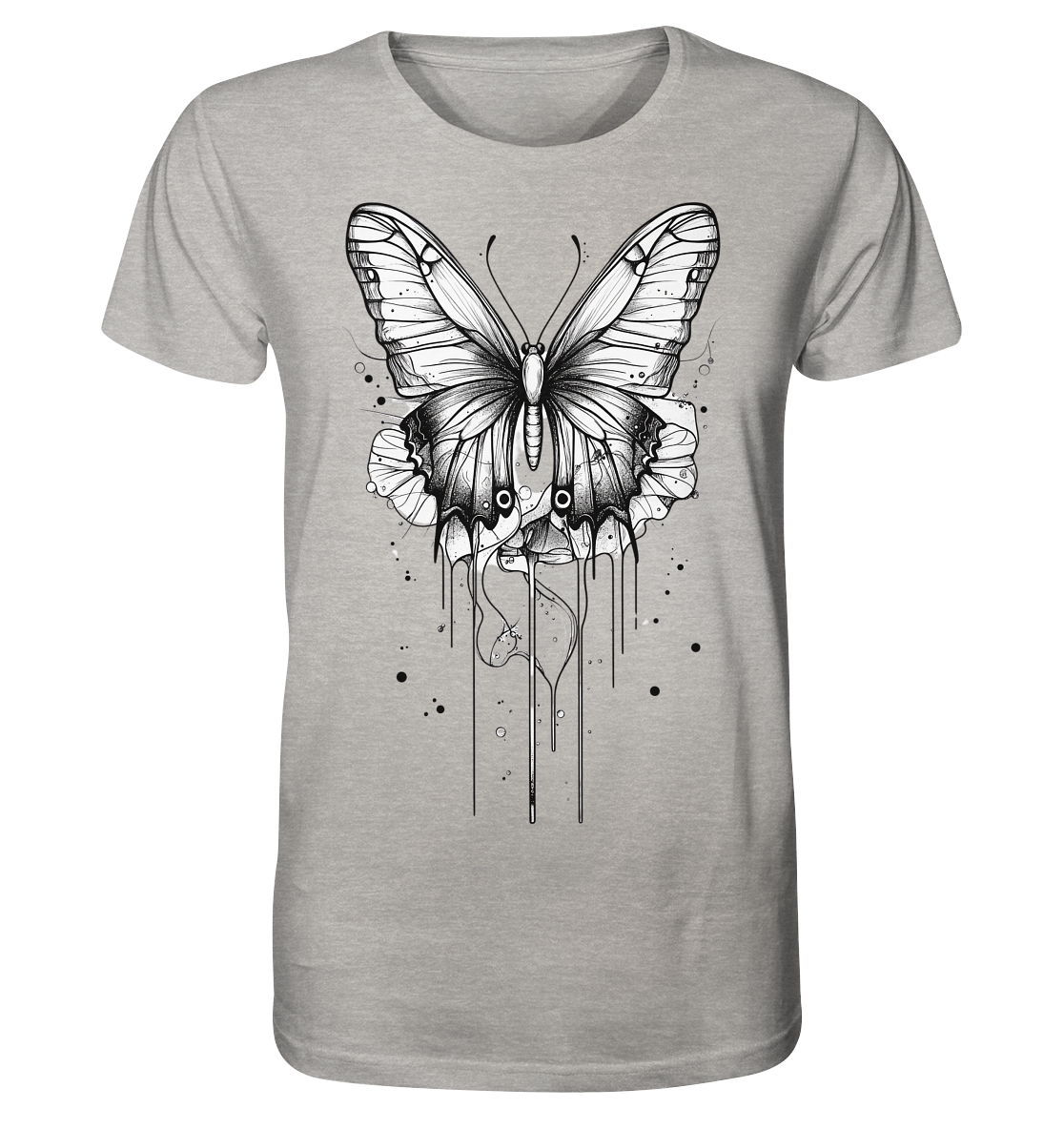Schmetterlings Träume (nur Vorderseite Druck) - Organic Shirt
