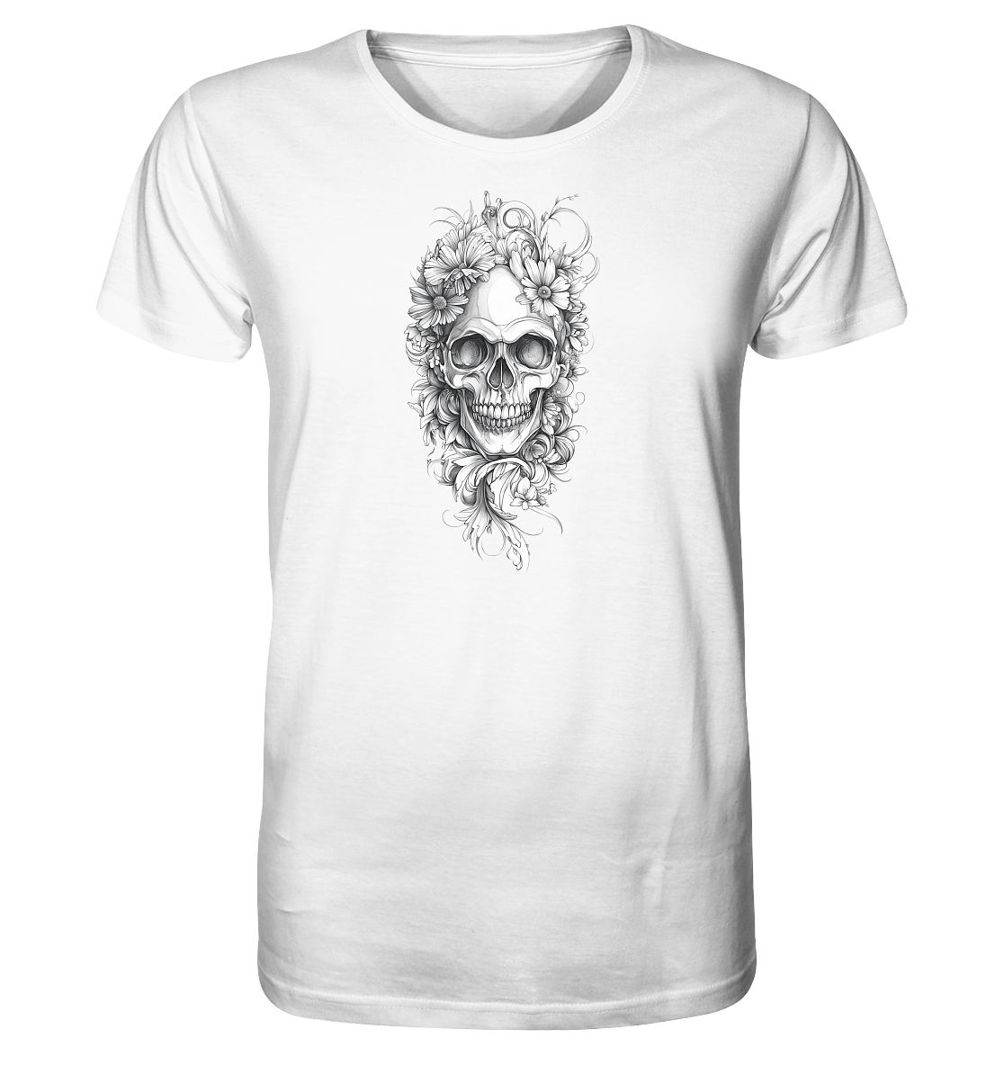 Totenkopfs Blüte  - Organic Shirt