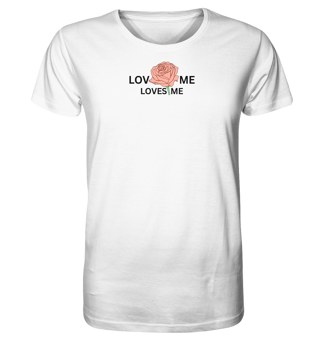 LOVES ME (Rote Rose) - Organic Shirt