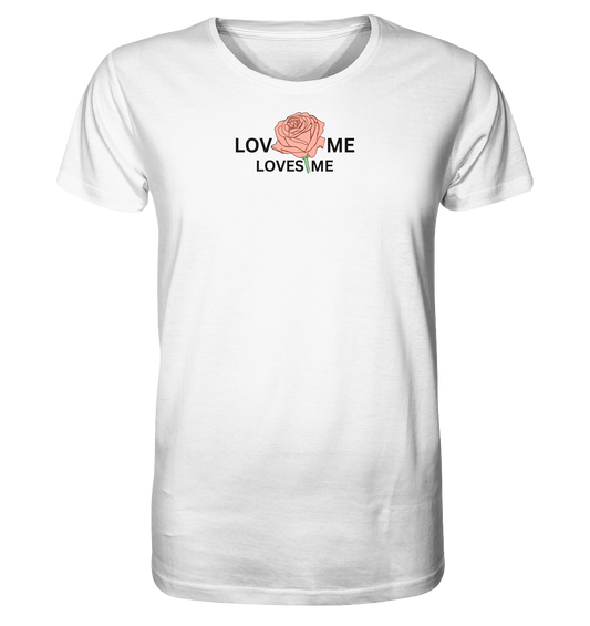 LOVES ME (Rote Rose) - Organic Shirt