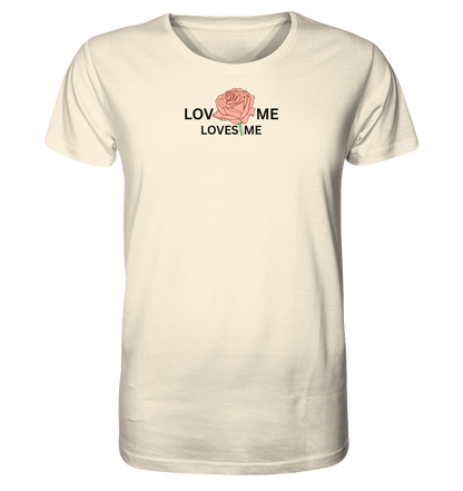 LOVES ME (Rote Rose) - Organic Shirt