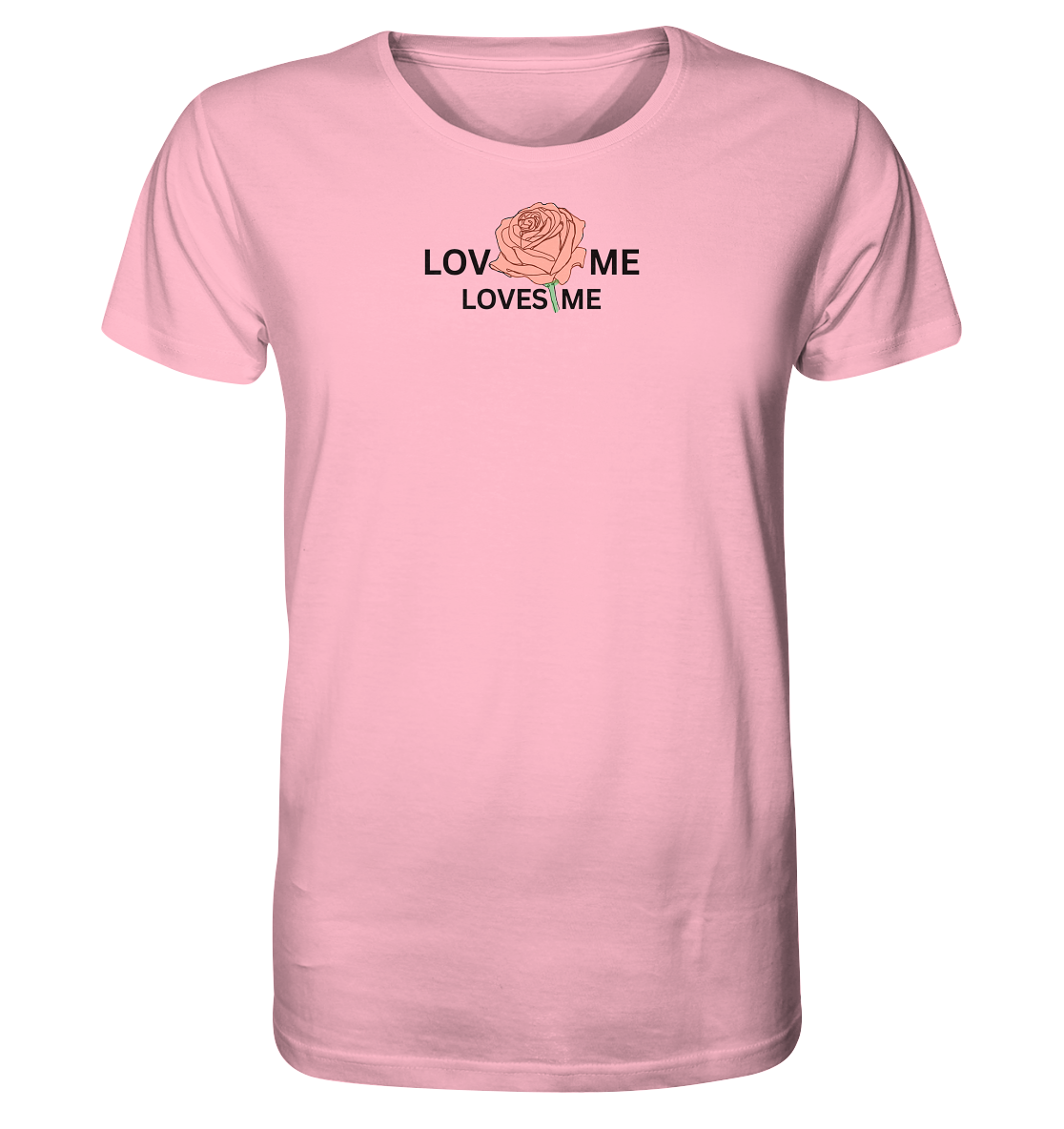 LOVES ME (Rote Rose) - Organic Shirt