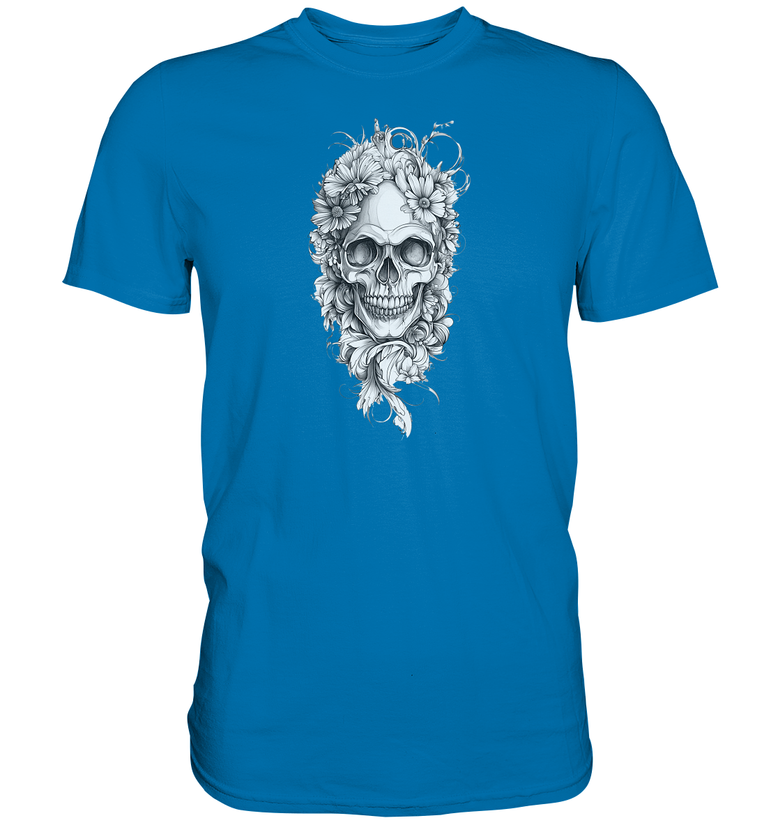Totenkopfs Blüte  - Premium Shirt