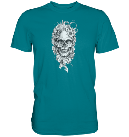 Totenkopfs Blüte  - Premium Shirt