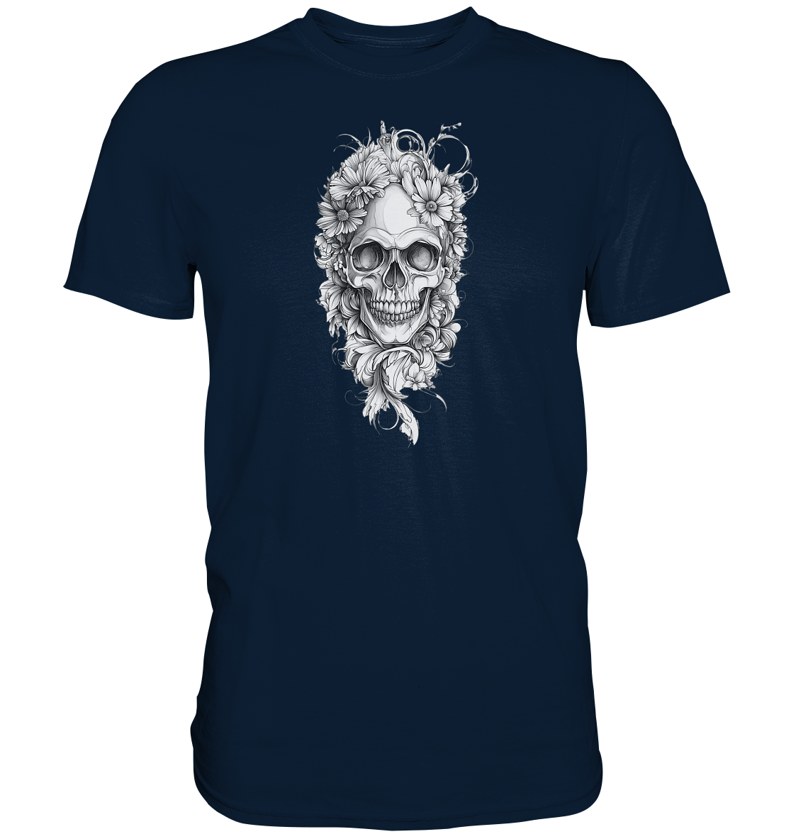 Totenkopfs Blüte  - Premium Shirt