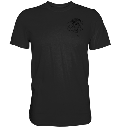 Rosen look T-shirt vor-Rückseite, verschiedene Farben - Premium Shirt