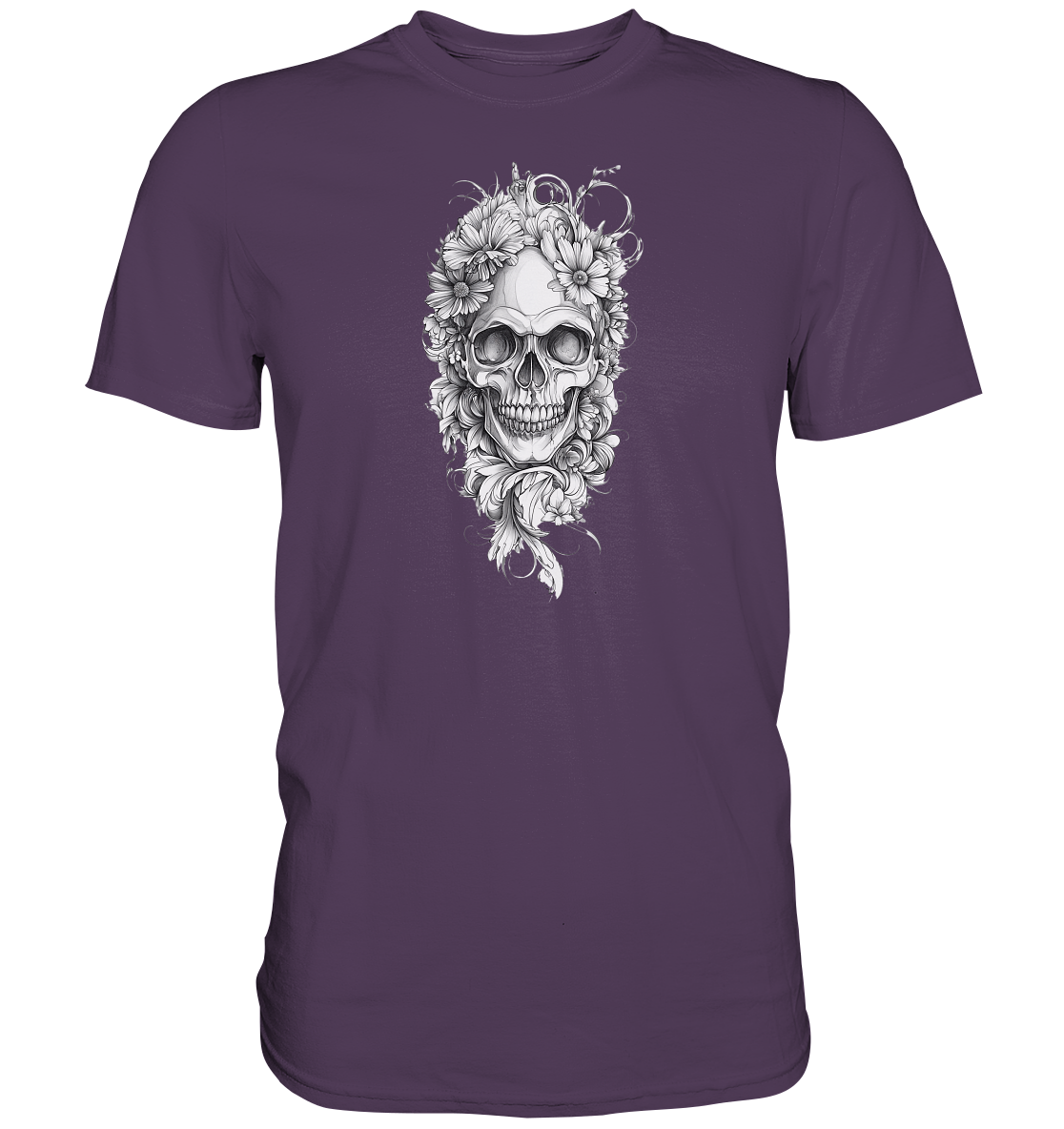 Totenkopfs Blüte  - Premium Shirt