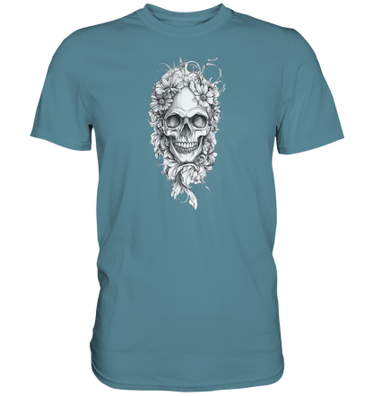 Totenkopfs Blüte  - Premium Shirt