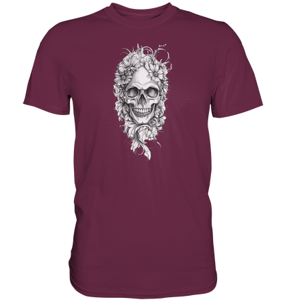 Totenkopfs Blüte  - Premium Shirt